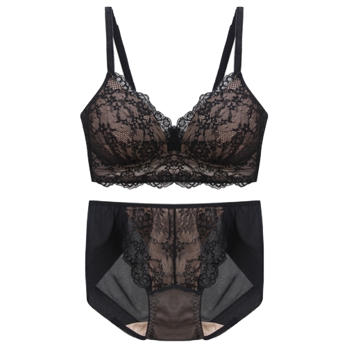 자스민 레이스 노와이어 브라렛팬티세트_JBR8003S