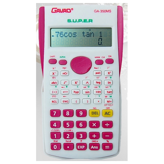 세계로 수출하는 GAVAO  빠른반응속도 간지디자인 컬러 공학계산기  전자계산기 공학용계산기