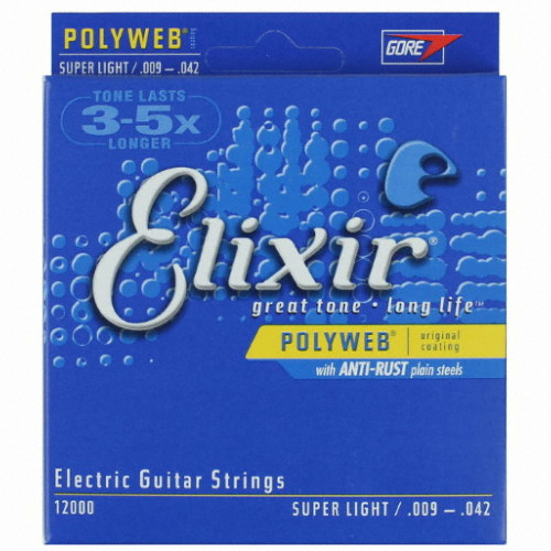 엘릭서  기타줄 1팩 일렉기타줄 일렉스트링 나노웹 폴리웹 기타선  스트링  소리가 달라집니다