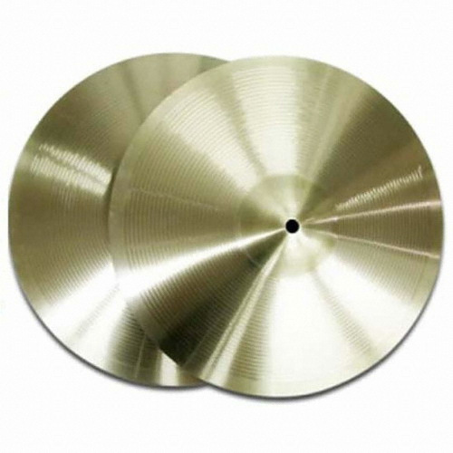 HMI  빈뮤직 하이햇 14인치 오픈심벌 2장=1조  훗트심벌 드럼심벌 브라스재질 두꺼워 울림이 좋음 심벌즈