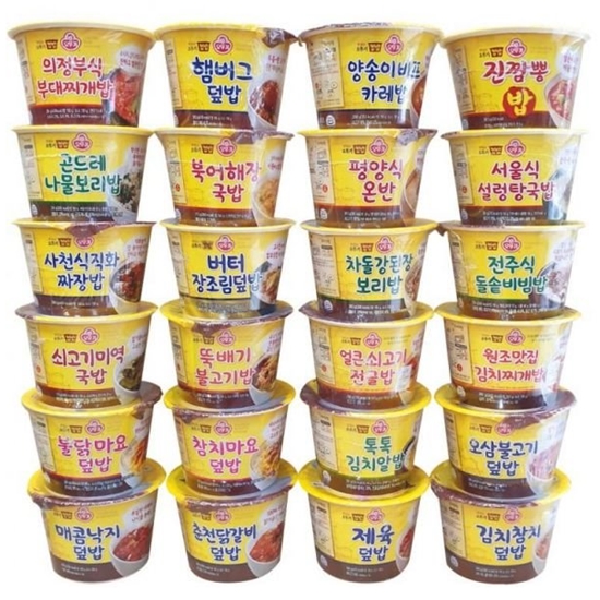 오뚜기 맛있는 컵밥 24종 1세트 : 에누리 가격비교