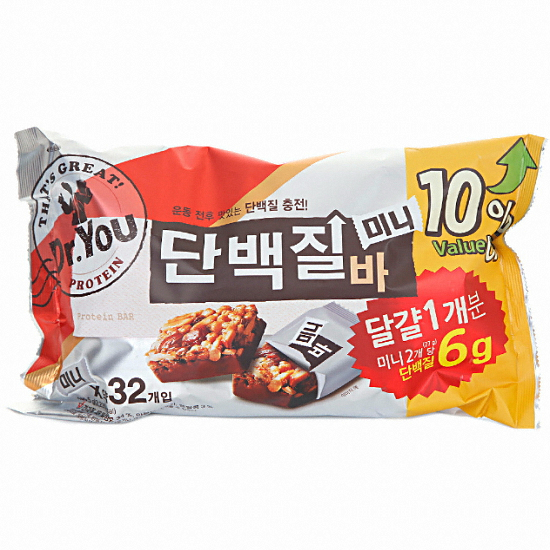 닥터유 단백질바 미니 445g