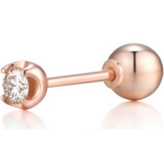 스타일러스  ACC  도로시3 14K 다이아몬드 5P 한짝  피어싱형 귀걸이_221800002