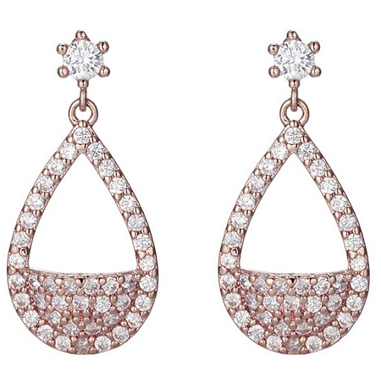 끄란느  14K 페어 장식 귀걸이 gold pin_C24EGP144