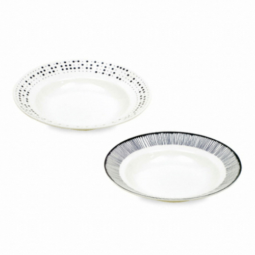 한국도자기 레트로블루 스프볼 2P