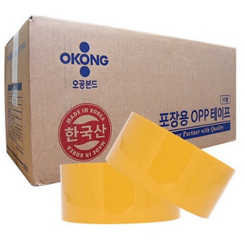 오공  경포장 OPP 아크릴 박스테이프 48mm x 50m