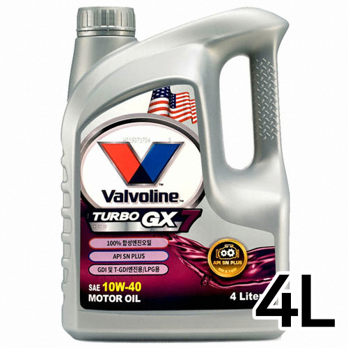 발보린  터보 GX7 SN PLUS 10W40 4L