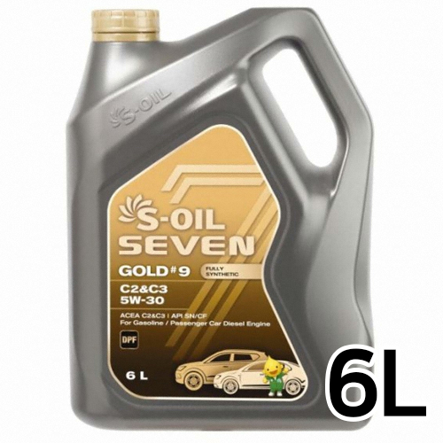 에스오일  세븐 골드 #9 C2&C3 5W30 6L
