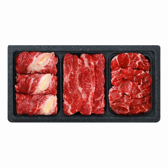 동심푸드  남도애한우 1등급 실속 구이정육혼합세트 1호 1.2kg