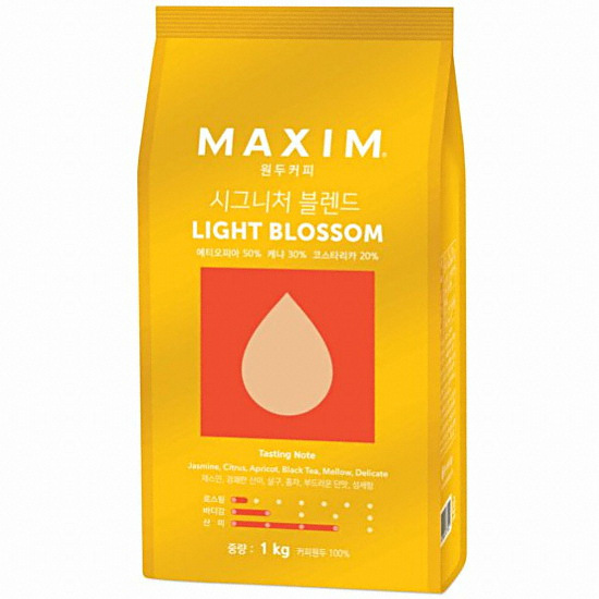 동서식품 맥심 시그니처 블렌드 라이트 블로섬 1kg