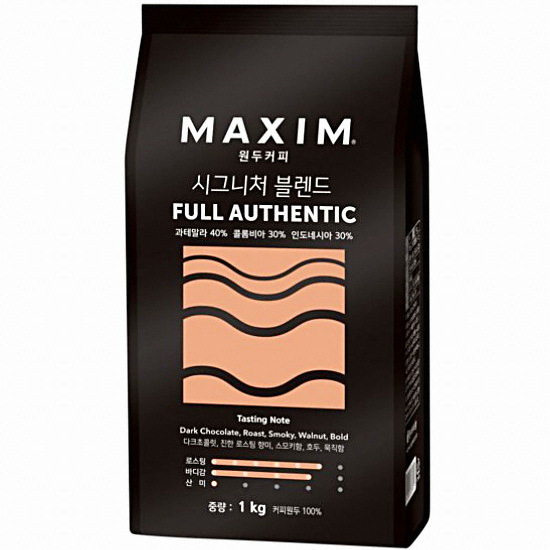 동서식품 맥심 시그니처 블렌드 풀 어센틱 1kg