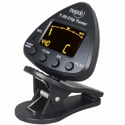Musedo  중앙악기  중앙악기   뮤세도 디지털 튜너기 T-30 기타, 베이스 반음튜닝