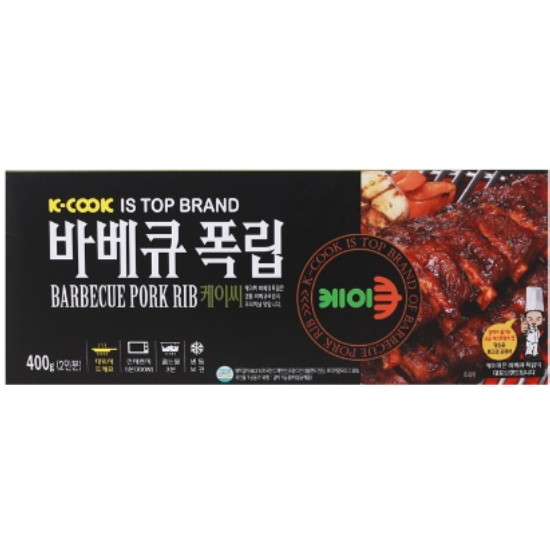 케이엔씨푸드  케이쿡 바베큐 폭립 400g