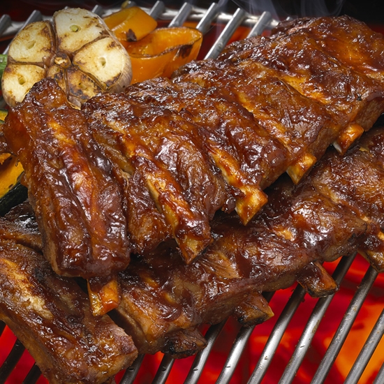 케이엔씨푸드  케이쿡 숯불구이향 바베큐 폭립 400g