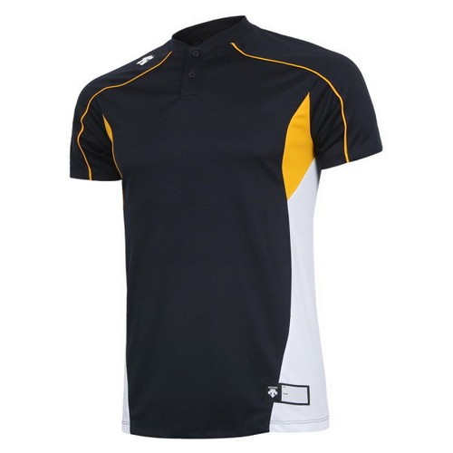 데상트  베이스볼 BP 버튼 반팔티 S9121ZTS11