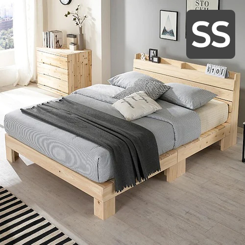 동서가구 힐링 히노끼 편백나무 수납헤드 평상형 침대 SS