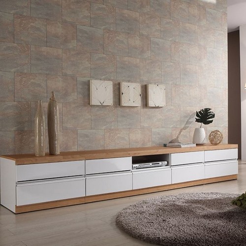 진디자인 2단 서랍 높은 거실장 2700