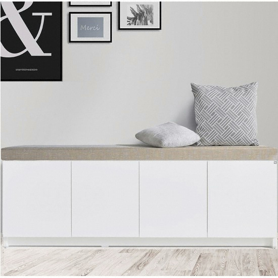 필웰 테미스 4칸 수납 벤치소파 2인용