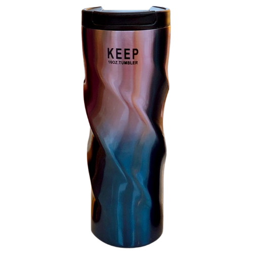 4YOU KEEP 진공 스테인레스 트위스트 텀블러 473ml