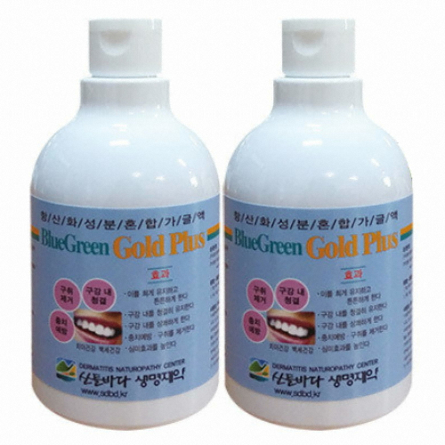 산들바다생명과학 02_P2_블루그린골드플러스 350ml 2병 - 에누리 가격비교