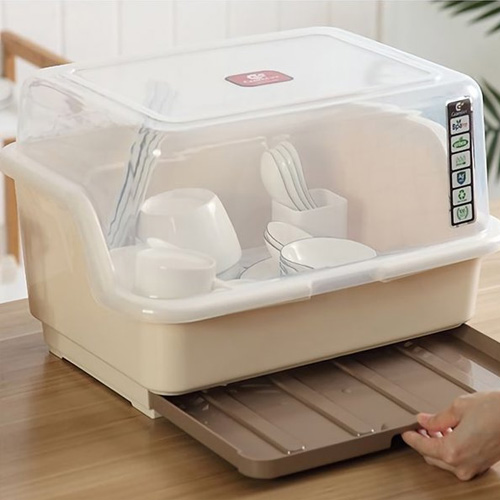 원프라이스  서랍형 물받침 식기건조대