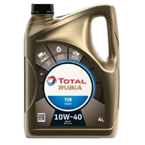 토탈  루비아 TIR 7400K 10W40 4L
