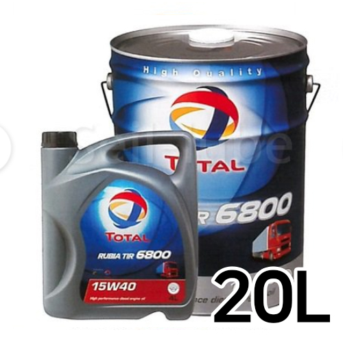 토탈  루비아 TIR 6800 15W40 20L