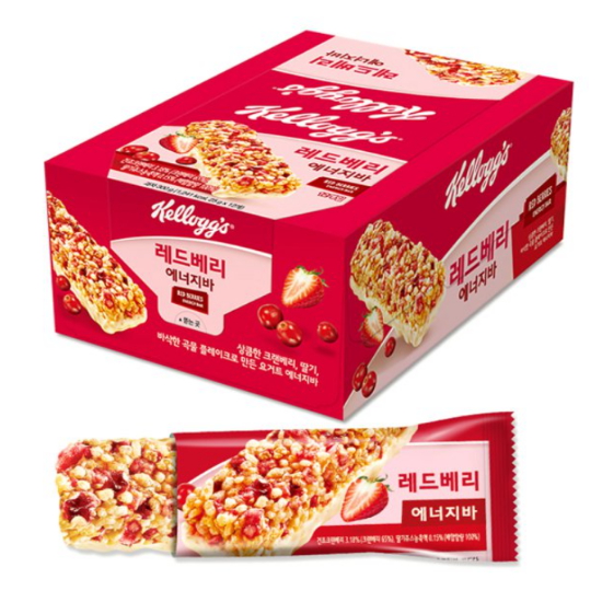 켈로그 레드베리 에너지바 25g