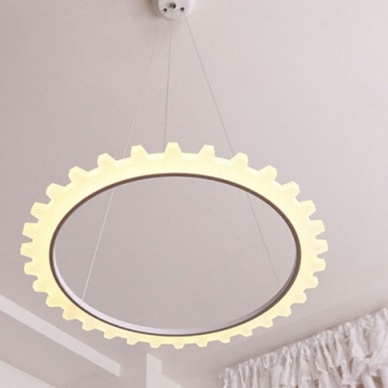 퍼플스토리  LED 톱니 아크릴 펜던트 570파이 25W