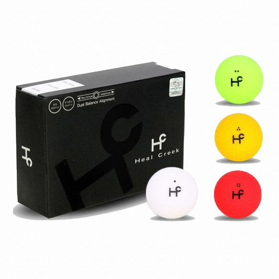 힐크릭  무광 비비드컬러 골프공