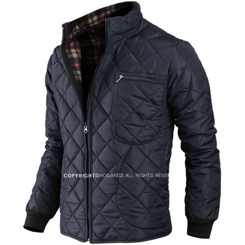 후앙스 남성 다이아 퀄팅 기모 깔깔이 패딩_SDPD1259