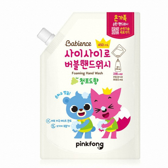 베비언스 사이사이로 버블핸드워시 베이비파우더향 540ml[1개] - 에누리 가격비교  베비언스 사이사이로 버블핸드워시 베이비파우더향 540ml... 