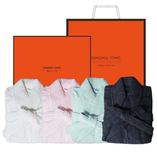 송월타월  호텔 랩 샤워가운 선물세트