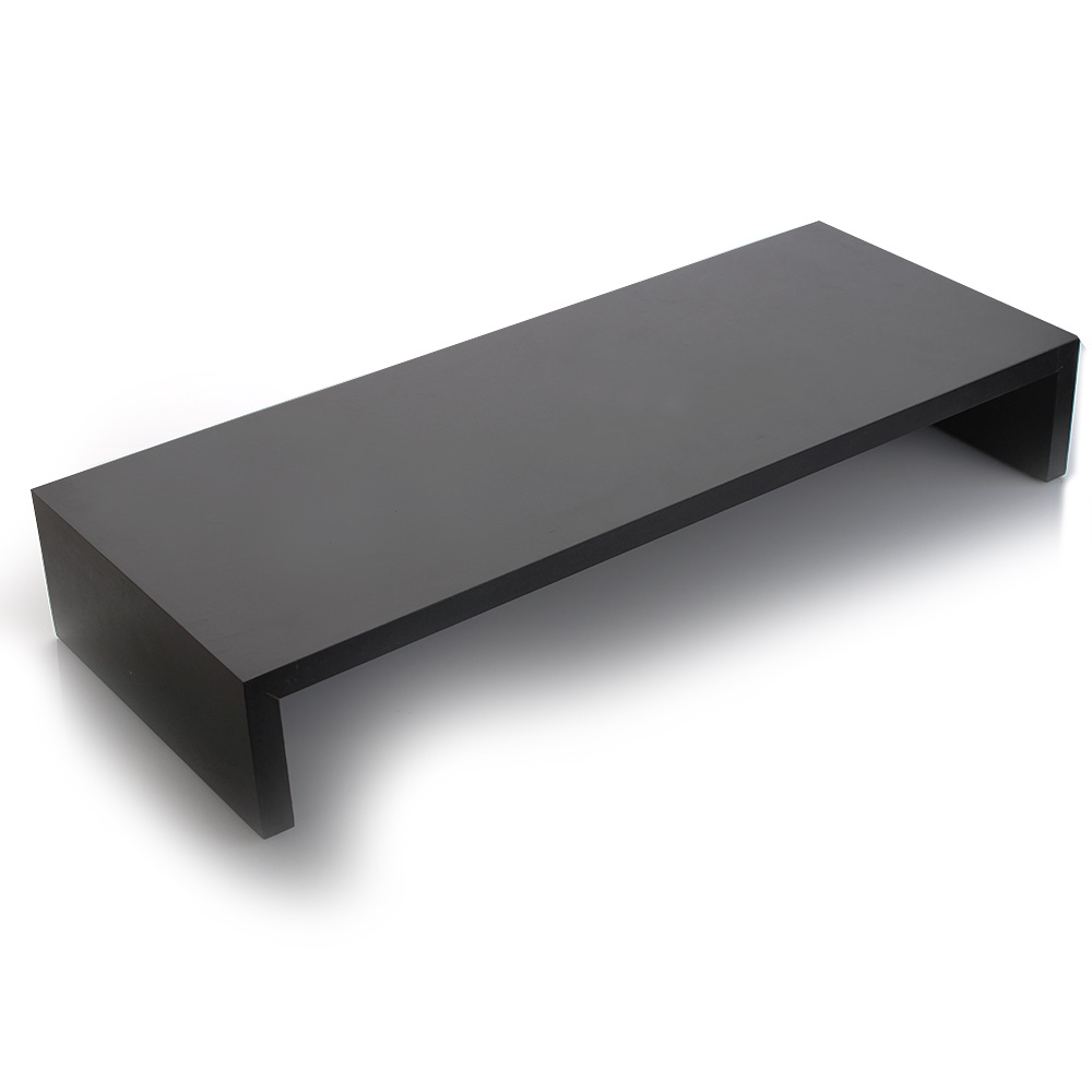 애쉬톤 안전바 1단 모니터받침대 블랙