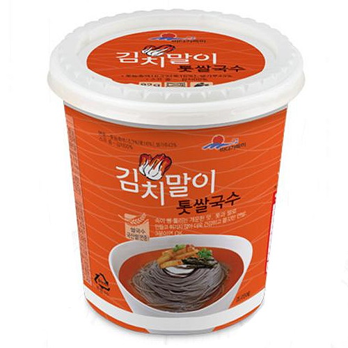 정우종합유통  완도바다가득히 컵국수 김치말이 톳쌀국수 24개