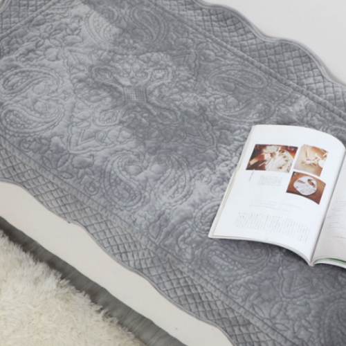 페이즐리 극세사 4인용 소파패드 커버 쇼파매트 덮개