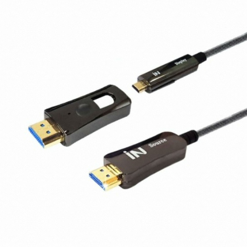 인네트워크 광 HDMI 2.0 AOC 배관용 케이블[60m]