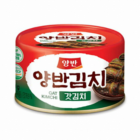 동원F&B 양반 캔김치 갓김치 160g[1개]
