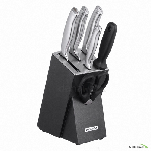 락앤락  블랙우드 칼블럭세트 7종