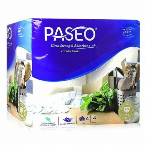 파세오 프리미엄 키친타월 4겹 130매 (4입)