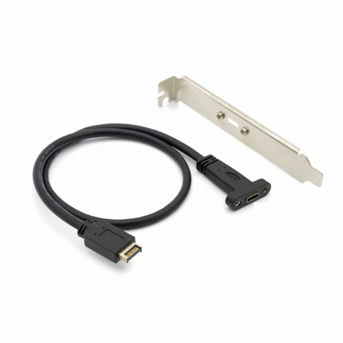 라이트컴 Coms USB 3.1 Type E to Type C 브라켓 케이블 (BT649)
