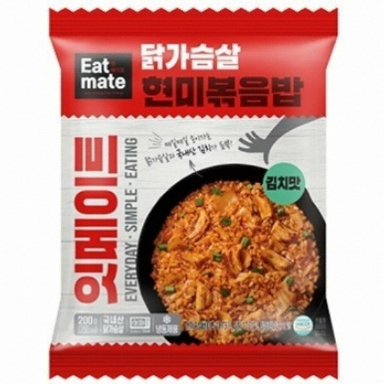 푸드나무  잇메이트 닭가슴살 현미볶음밥 김치맛 200g