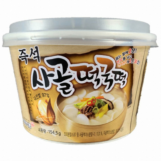 송학식품 즉석 사골 떡국떡 154.5g[16개]