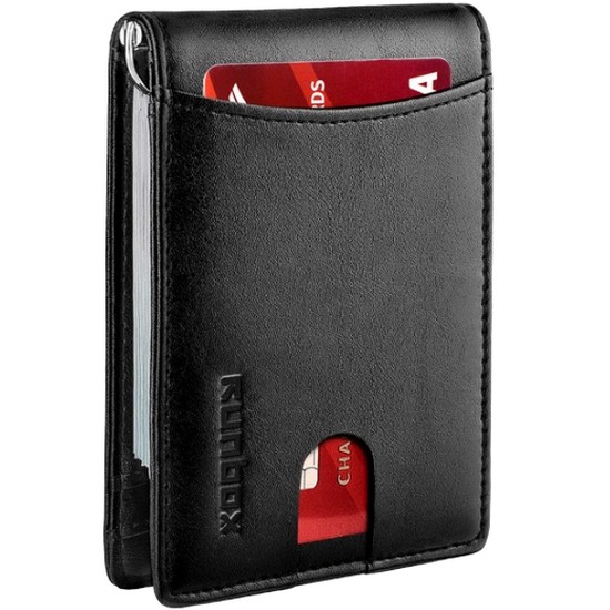 RUNBOX RFID 전자 슬림 디자인 남성 반지갑