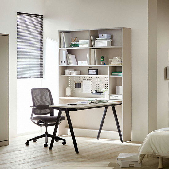 일룸 로이모노 6단 책상세트