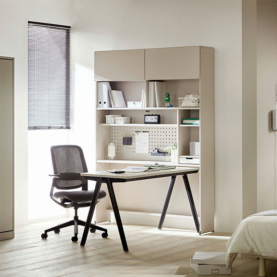 일룸 로이모노 6단 도어포함 책상세트