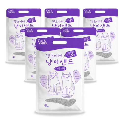 캣츠미어 냥이샌드 라벤더향 4L