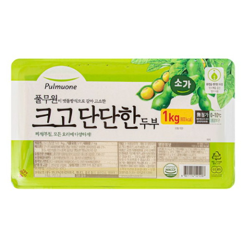 풀무원 소가 크고 단단한 두부 1kg [1개]