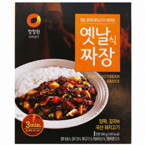 대상 청정원 옛날식 짜장 180g