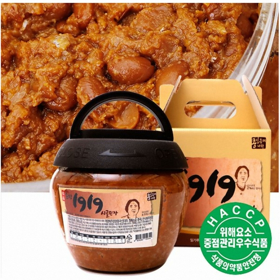 콩심은데콩나라 순창가 1919 시골 된장 2kg 재래식된장은 순창가